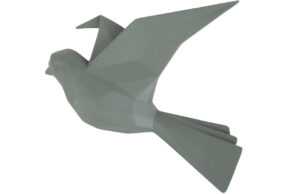 Time for home Zelená nástěnná dekorace Origami Bird S