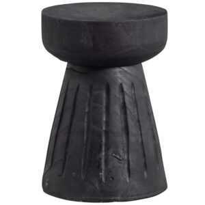 Hoorns Černá dřevěná stolička Barren 40 cm