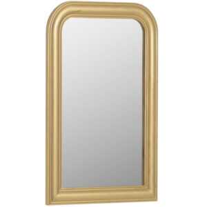 Zlaté závěsné zrcadlo Kave Home Adinoshika 63 x 93 cm