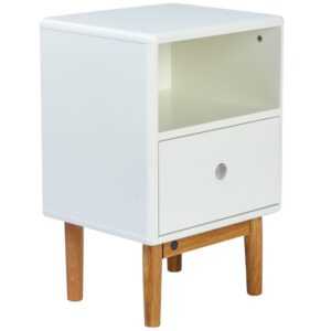 Bílý lakovaný noční stolek Tom Tailor Color 40 x 33