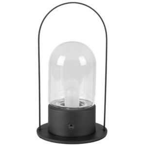 Černá kovová stolní LED lampa ZUIVER SMARTY
