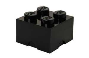 Černý úložný box LEGO® Smart 25 x 25 cm