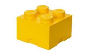 Žlutý úložný box LEGO® Smart 25 x 25 cm
