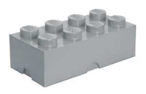 Světle šedý úložný box LEGO® Smart 25 x 50 cm