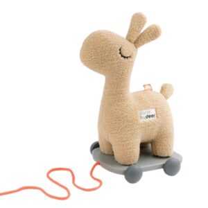 Béžová plyšová tahací hračka Done by Deer Lalee