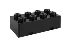Černý úložný box LEGO® Storage 25 x 50 cm