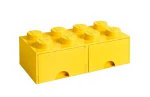 Žlutý úložný box LEGO® Storage 25 x 50 cm