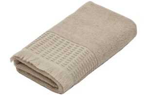 Béžový bavlněný ručník Kave Home Veta 50 x 90 cm
