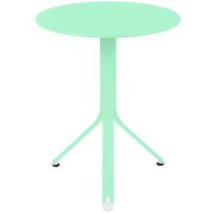 Opálově zelený kovový stůl Fermob Rest'O Ø 60 cm