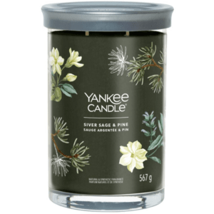 Velká vonná svíčka Yankee Candle Silver Sage & Pine Signature Tumbler