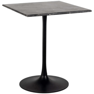 Černý mramorový bistro stolek Richmond Carlten 65 x 65 cm