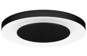 Černobílé kovové stropní LED světlo Nova Luce Pada 60 cm