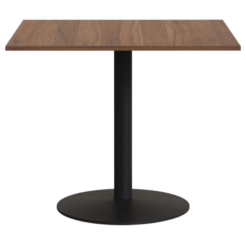 Ořechový bistro stolek Kave Home Esilda 90 x 90 cm
