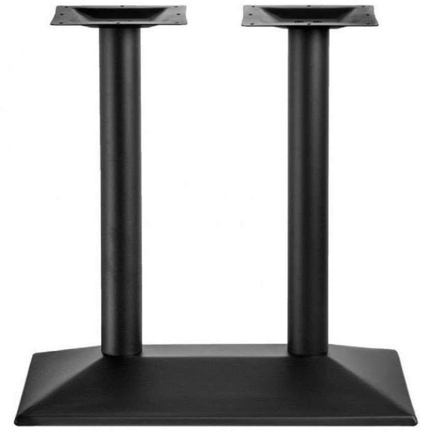 Line Base Černá dvojitá stolová podnož 38 x 70 x 72 cm