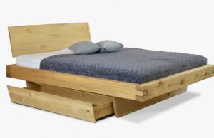 Woody Masivní smrková zásuvka k posteli Matteo