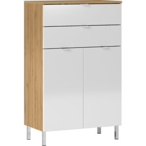 Germania Bílá dubová koupelnová skříňka Mauresa 97 x 60 cm