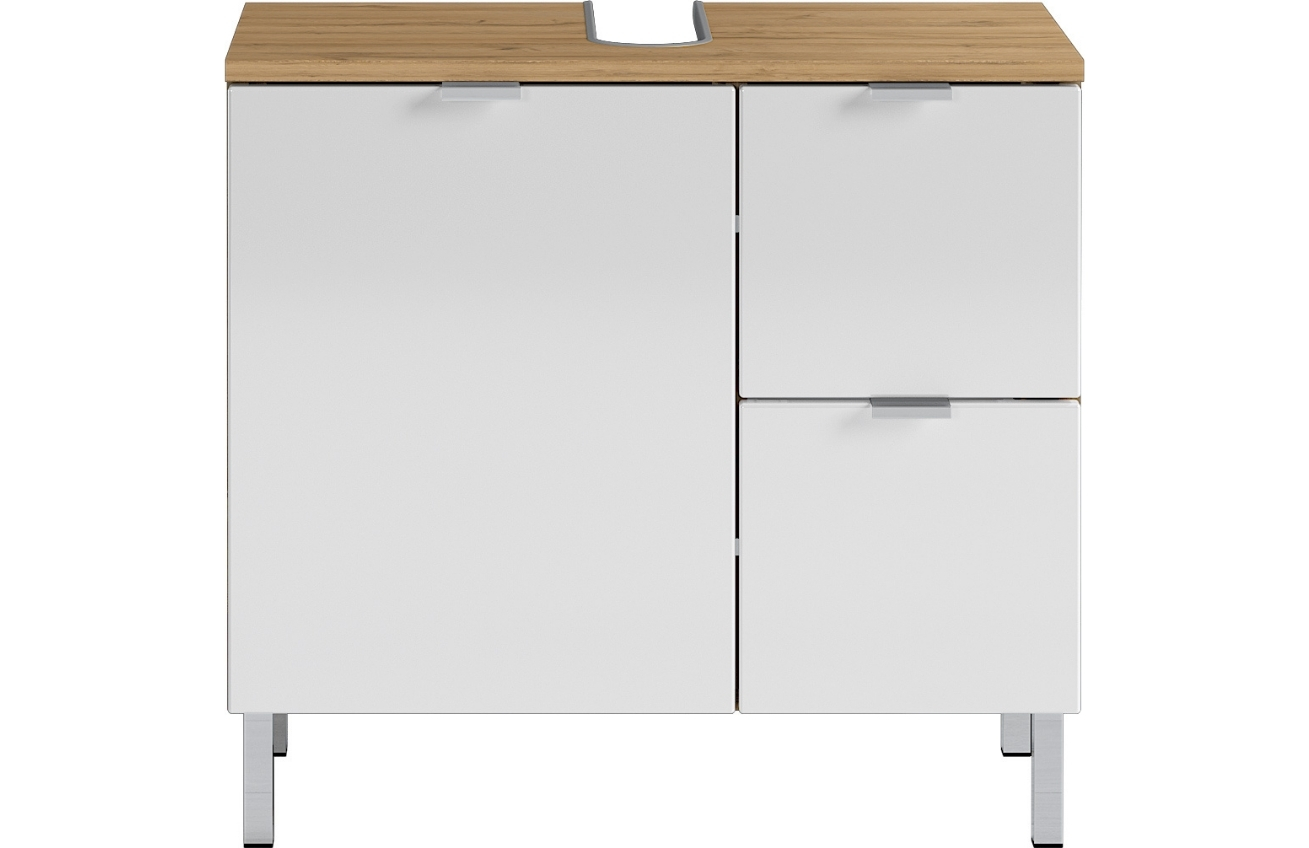 Germania Bílá dubová umyvadlová skříňka Mauresa 60 x 34 cm