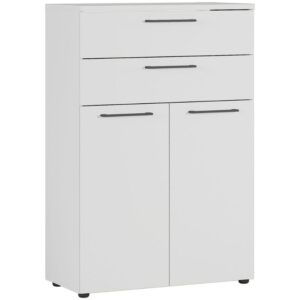 Germania Světle šedá kancelářská skříňka Agenda II. 120 x 80 cm