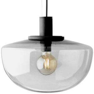 Audo CPH Kouřové skleněné závěsné světlo AUDO BANK 30 cm