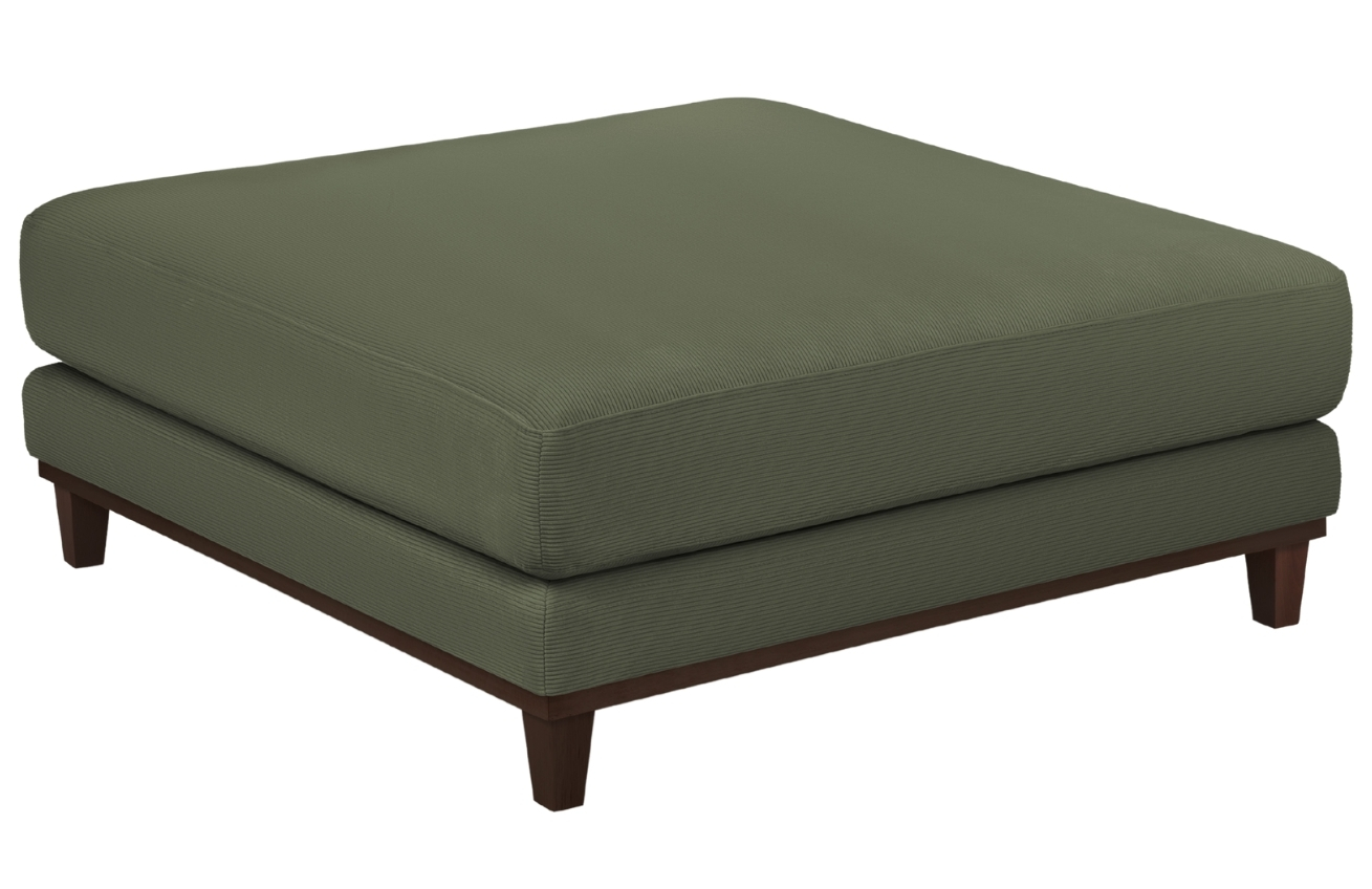 Windsor & Co Manšestrová podnožka Leon 108 x 108 cm