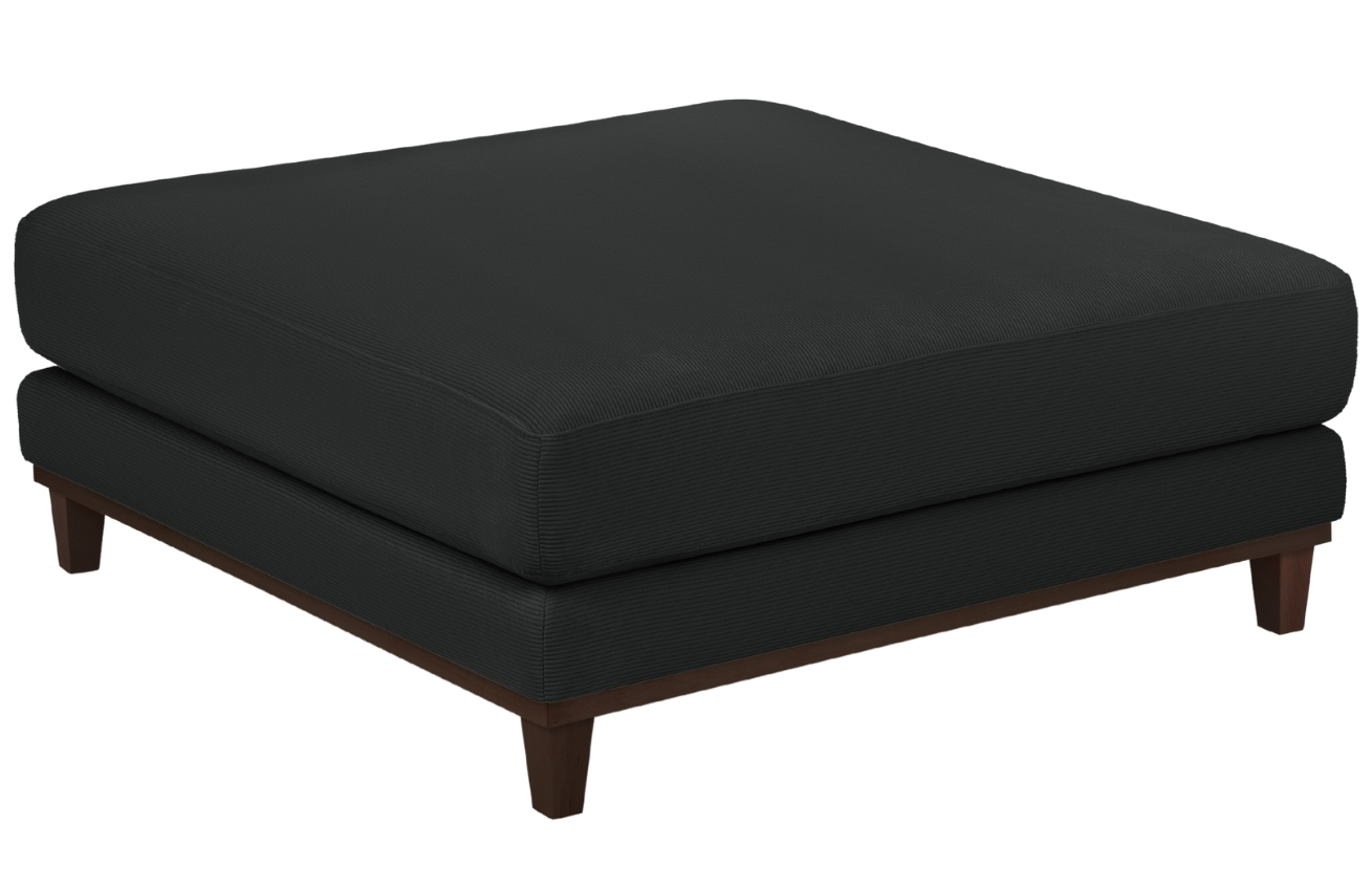 Windsor & Co Manšestrová podnožka Leon 108 x 108 cm