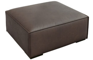 Windsor & Co Kožená podnožka Madame 100 x 100 cm