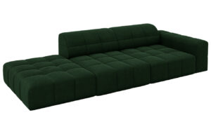 Cosmopolitan Design Sametová pohovka Chicago 262 cm