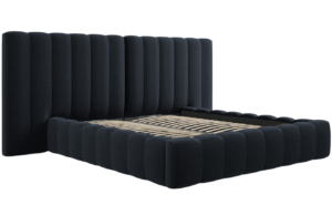 Micadoni Sametová postel Kelp 160 x 200 cm