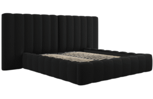 Micadoni Sametová postel Kelp 180 x 200 cm