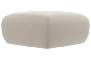 Windsor & Co Sametová podnožka Lola 75 x 75 cm