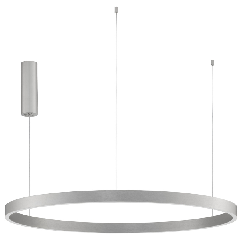 Stříbrné závěsné LED světlo Nova Luce Elowen 98 cm