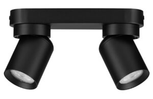 Černé kovové bodové světlo Nova Luce Amecy 22 cm