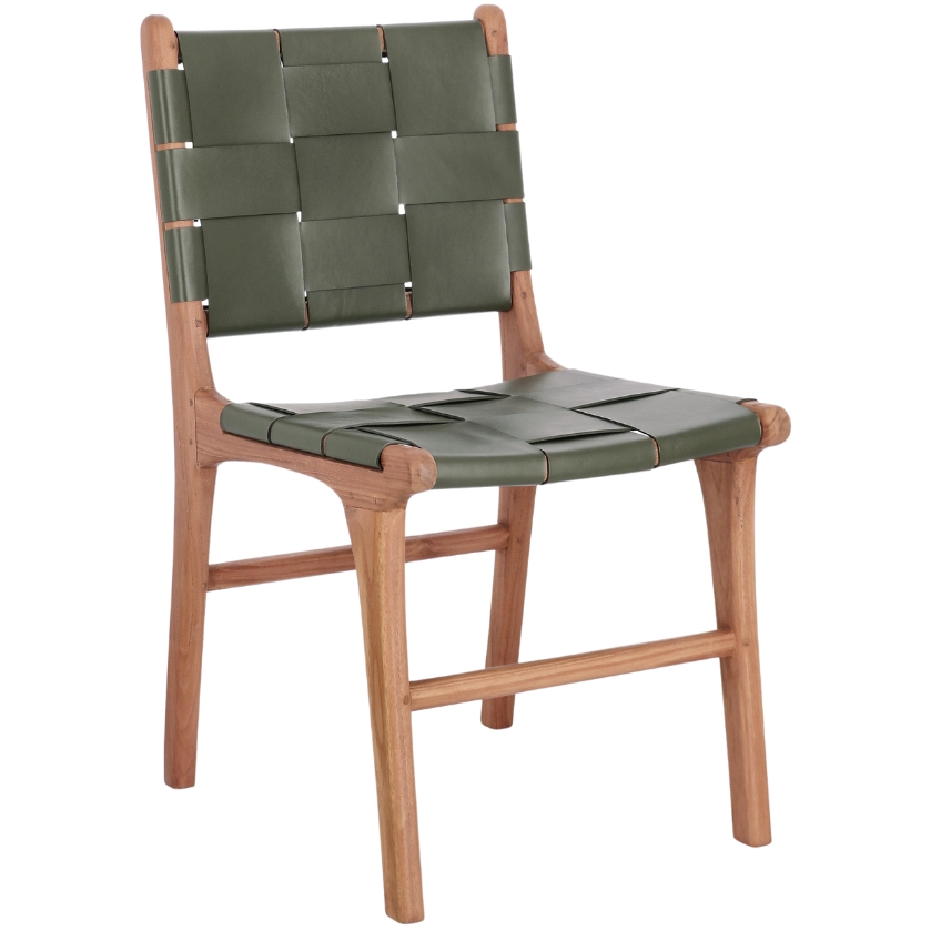 Bizzotto Kožená jídelní židle Joanna