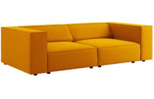 Cosmopolitan Design Sametová pohovka Arendal 204 cm