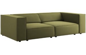 Cosmopolitan Design Sametová pohovka Arendal 204 cm