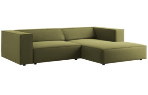 Cosmopolitan Design Sametová rohová pohovka Arendal 224 cm