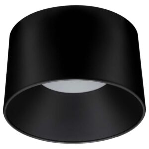 Černé kovové stropní LED světlo Nova Luce Atil 35 cm