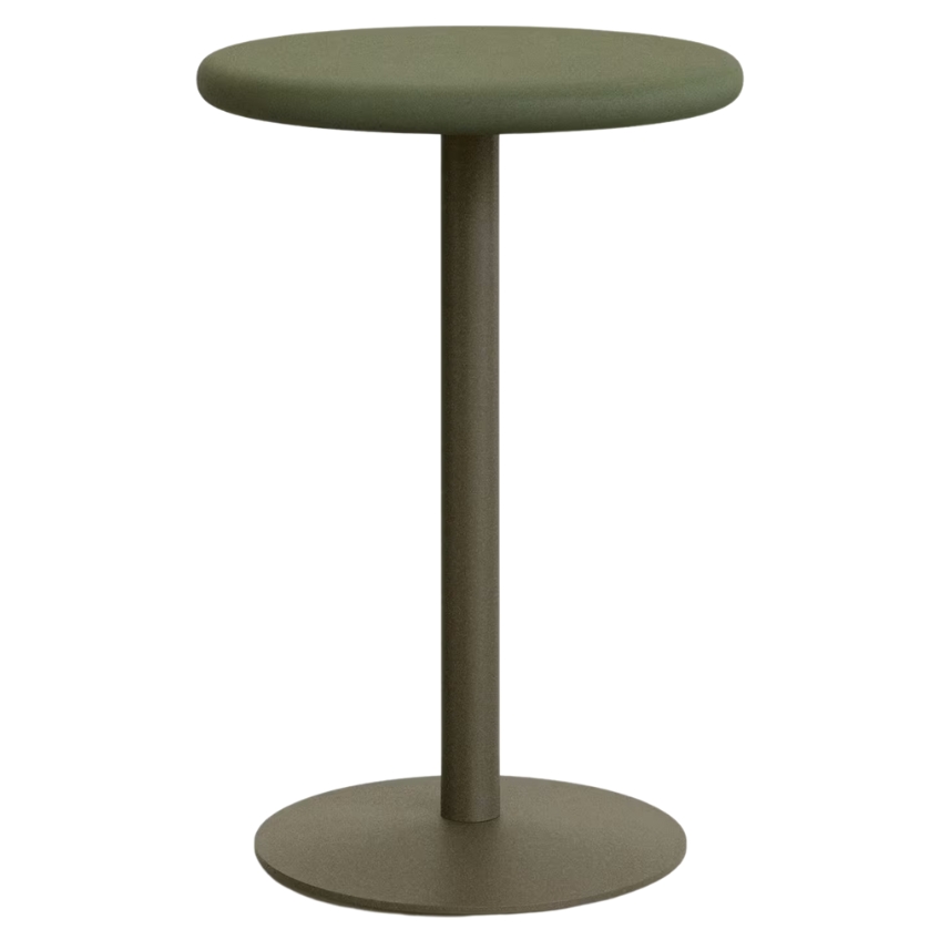 Zelený cementový barový stůl Kave Home Esilda 70 cm