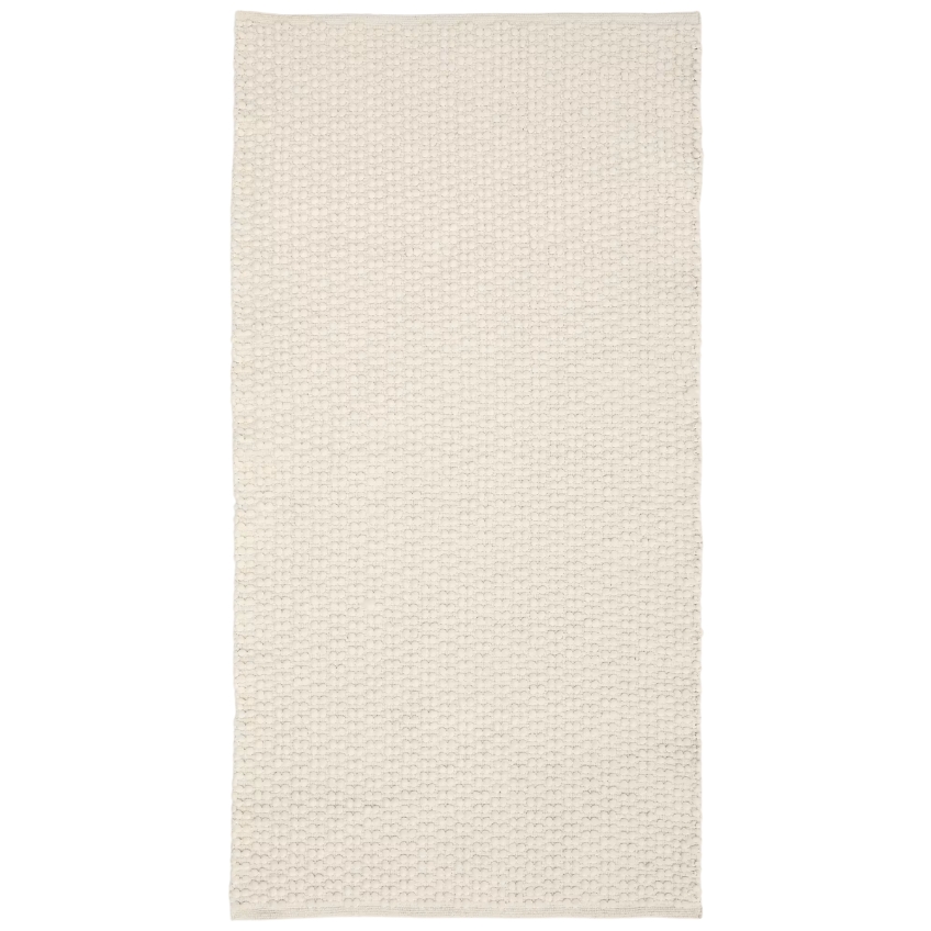 Bílý koberec Kave Home Mascarell 70 x 140 cm