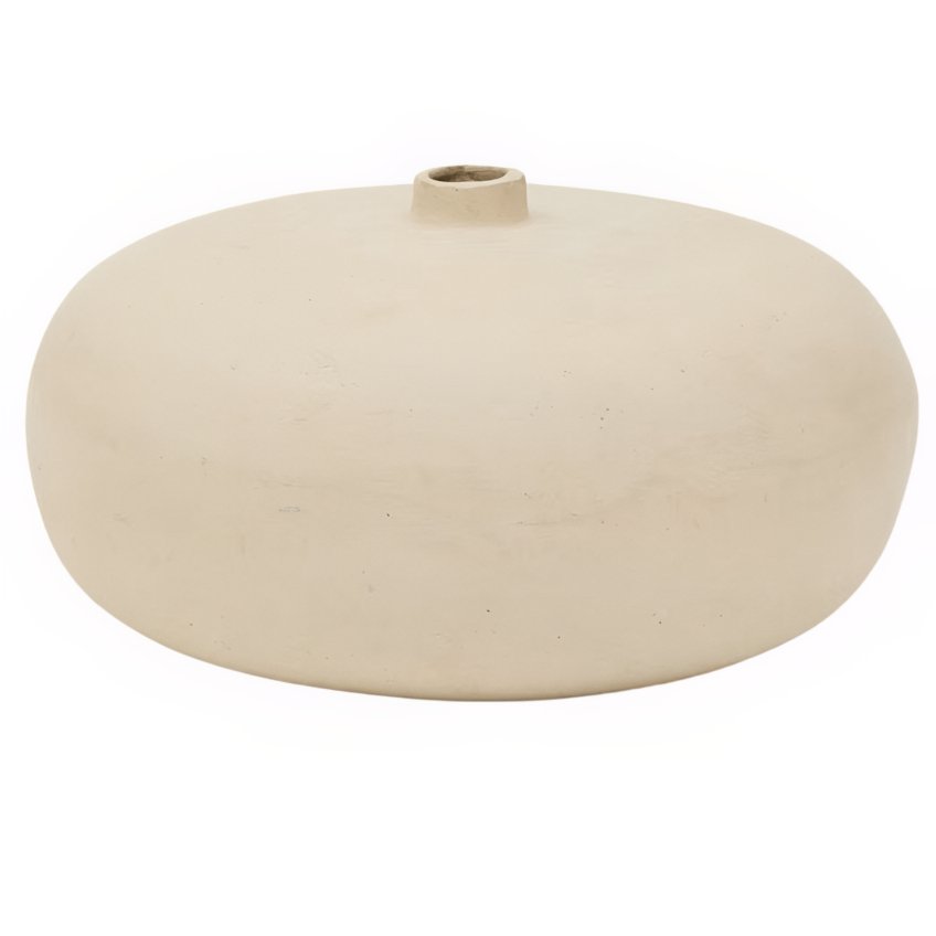 Bílá váza Kave Home Nivala ø 31 cm