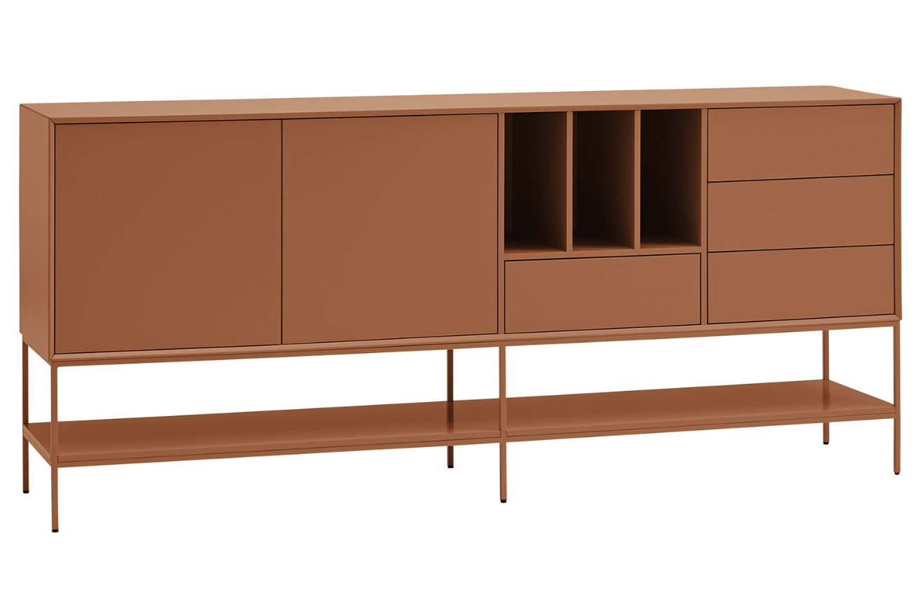 Cihlová komoda Teulat Platt 220 x 45 cm