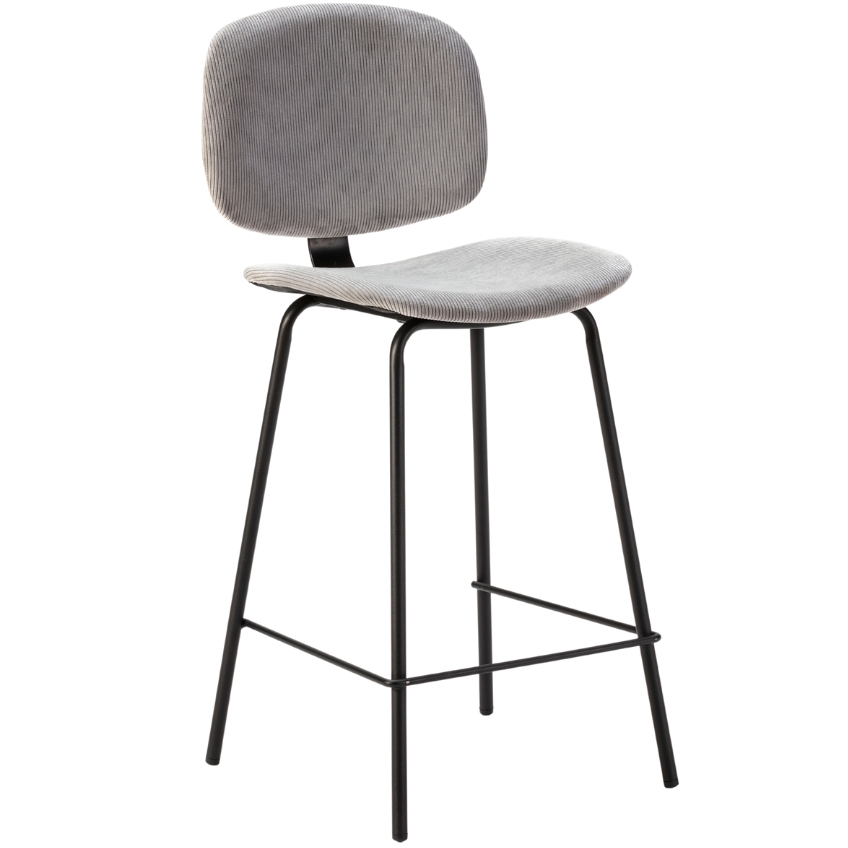 Marckeric Manšestrová barová židle Arus 66 cm