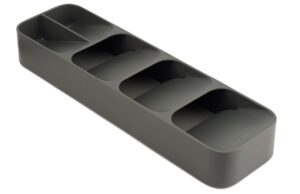 Joseph Joseph Šedý plastový organizér na příbory Duo