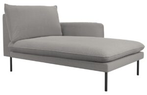 Cosmopolitan Design Šedá bouclé lenoška Vienna 170 cm