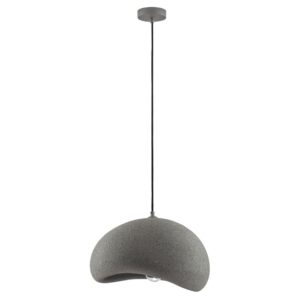 Nova Luce Šedé závěsné světlo Aere 32 x 40 cm