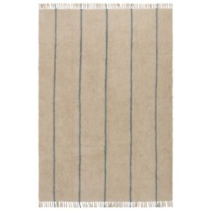 Jotex Hnědo-modrý bavlněný koberec JASMINE 200 x 300 cm