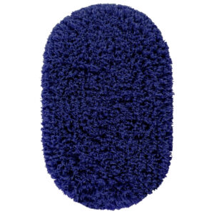 Jotex Modrá bavlněná koupelnová předložka JANE 80 x 140 cm