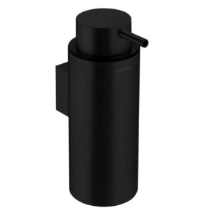 Cosmic Černý kovový nástěnný dávkovač mýdla Logic 200 ml