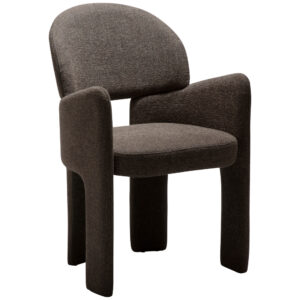 ​​​​​Dan-Form Hnědá bouclé jídelní židle DAN-FORM Aole