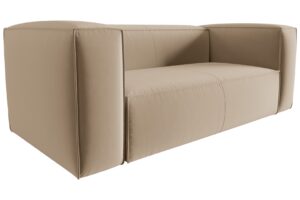 Cosmopolitan Design Pískově hnědá sametová dvoumístná pohovka Mackay 150 cm